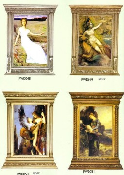 frwd011 wood carving frame painting Oil Paintings
